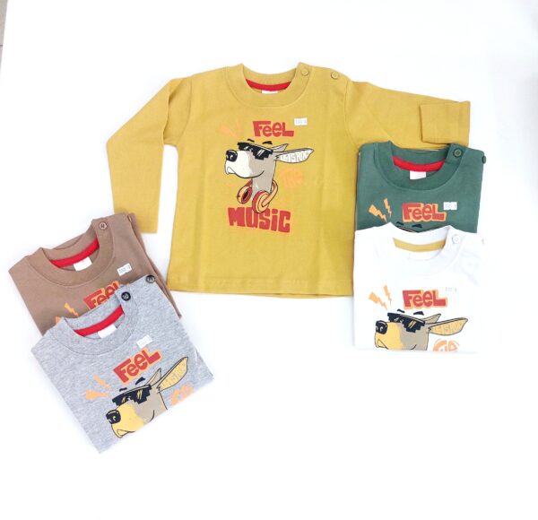 Remera manga larga Bebé - GRUNY | Art.5303
