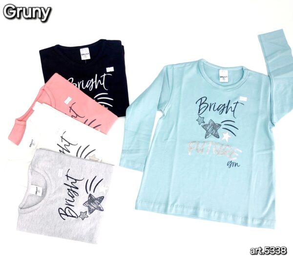 Remera Junior Nena manga larga -GRUNY | Art.5338
