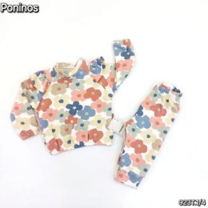 Conjunto Beba frisa estampado - PONINOS | Art.923